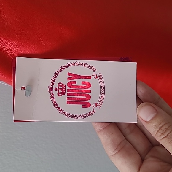 Red "leather" Juicy Couture skirt - Picture 2 of 7